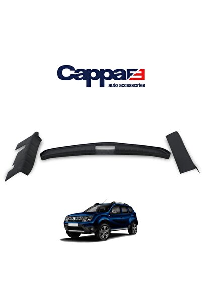 Cappafe Dacia Duster Bagaj Koruma Eşiği Uv Katkılı (ABS) Mat Siyah 3 Parça 2010-2017