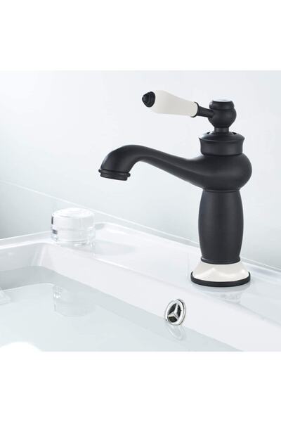 Fause Rustic Sink Faucet Vintage Black Klb100-b