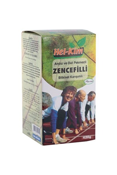 Hel-Kim Andız Ve Dut Pekmezli Zencefilli Bitkisel Karışımlı Macun 420 gr
