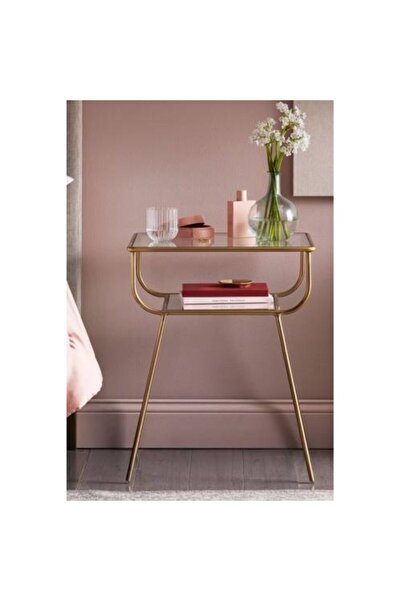 Genel Markalar Gold Metal Geyik Yan Sehpa