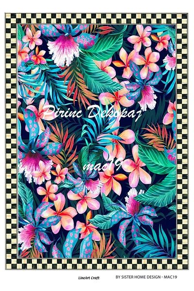 LİNEART Brass Decopage Paper La Mac19