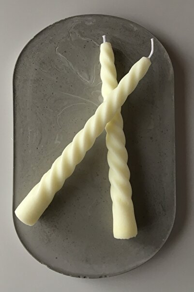 sin istanbul 2'li Şamdan Burgu Kokulu Soya Mumu