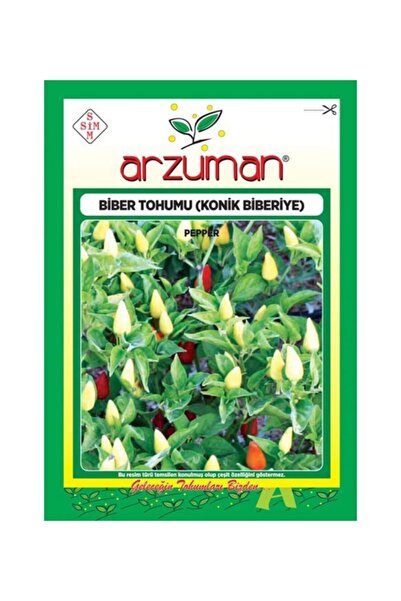 Arzuman Tohumculuk Cin Biberi Biberiye Konik Tohumu Arzuman