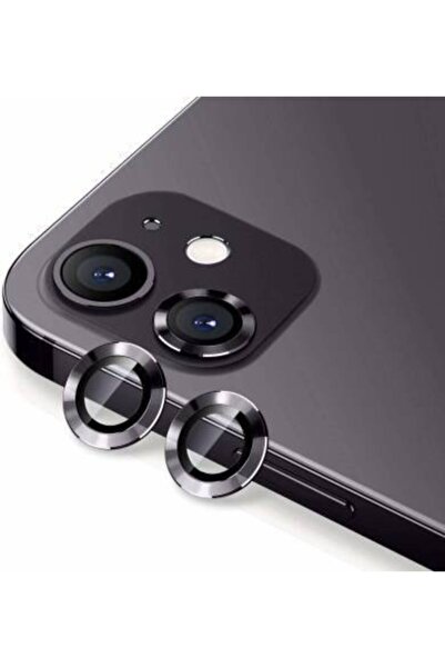 Gsmclub iPhone 12 Compatible Metal Framed 2-Pack Camera Lens Protector