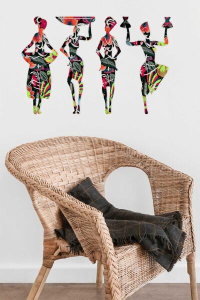 UNT Decor de perete pentru femei africane - Ornament, pictură decorativă din ...