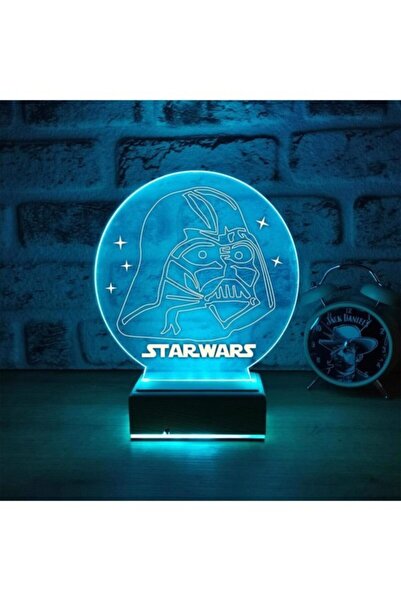 Hediyeiste Star Wars 3d Led Masa Lambası