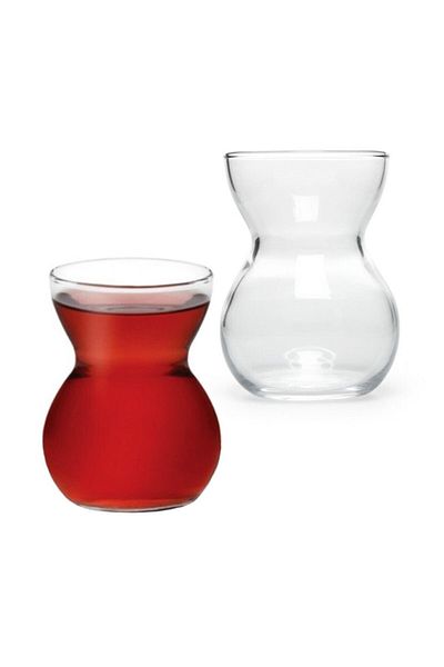 Paşabahçe Set of 6 Lace Tea Cups