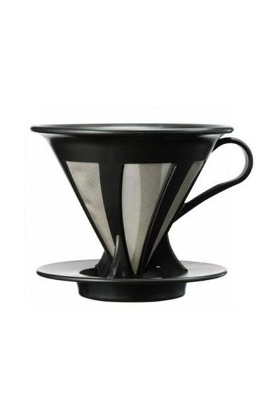 Hario 200-399 ml Cafeor - Plastic V60 Filter Stainless Steel