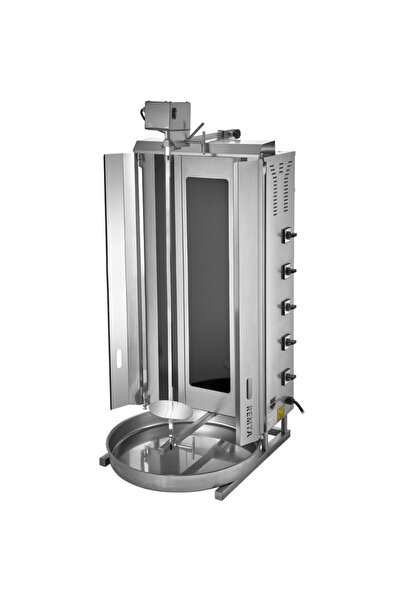 Remta 5 Radyanlı Üstten Motorlu Elektrikli Döner Ocağı (Camlı)