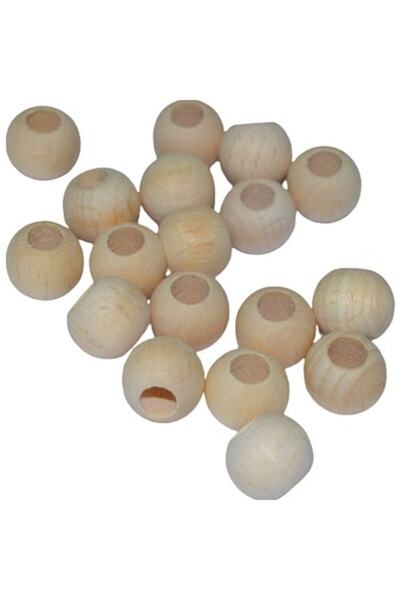 uğur bujiteri 10 мм сурови необработени дървени мъниста - 100 гр. за изработк...