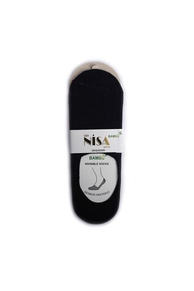ZENS Nisa Women's 2-Piece Silicone Supported Bamboo Ballerina Socks