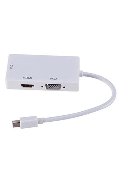 Alfais Marka: Al-4639 Mini Displayport Thunderbolt - Hdmi Vga Dvi Dönüştürücü Adaptör Kategori: Dön