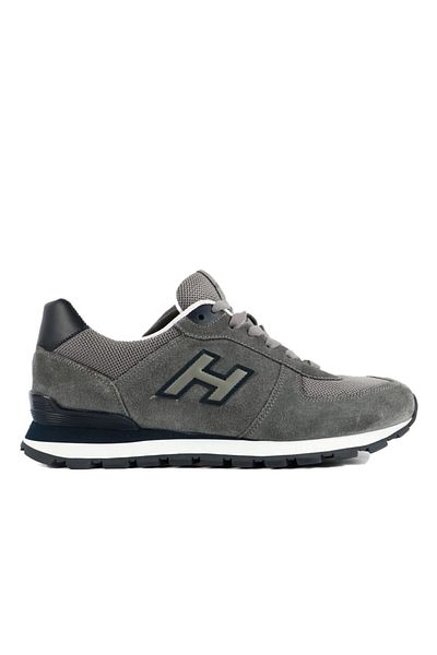 Hammer Jack Γκρι - Περού Unisex Δερμάτινο Sneaker 19250-g