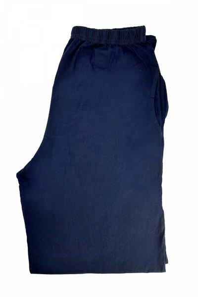 Pijamoni Erkek Tek Alt Pijama Düz Penye