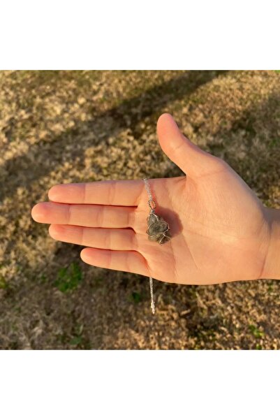 Segomia Ham Labradorit Taşı Kolye