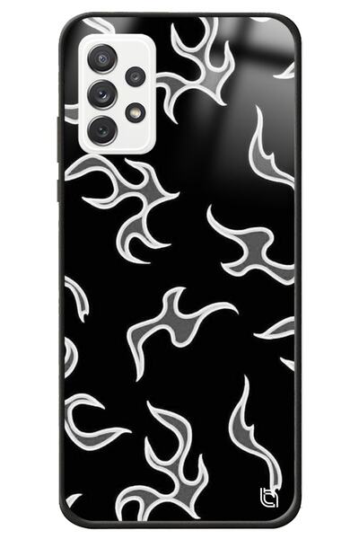 WANNA PROTECT Samsung A72 Flame Premium Pattern Glossy Case