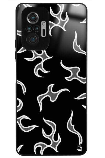 WANNA PROTECT Xiaomi Redmi Note 10 Pro Flame Premium Patterned Glossy Phone Case