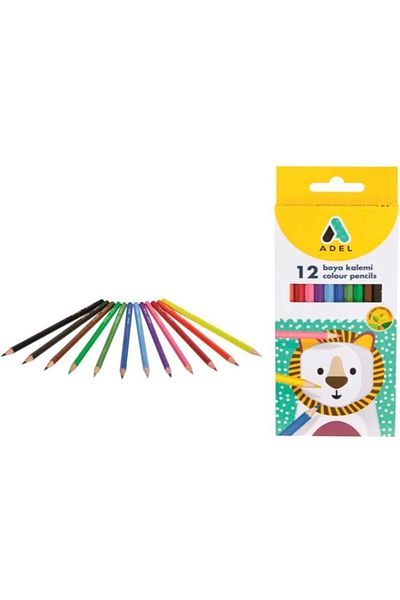 Adel Long Size 12 Colors Dry Paint Long Size