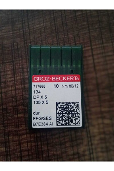 Groz Beckert Dikiş Makinesi Iğnesi Düz Makine Kalın Dip No:12