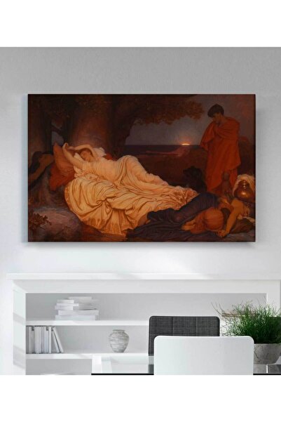 StellaStore Frederic Leighton Cimon Ve Iphigen Kanvas Tablo
