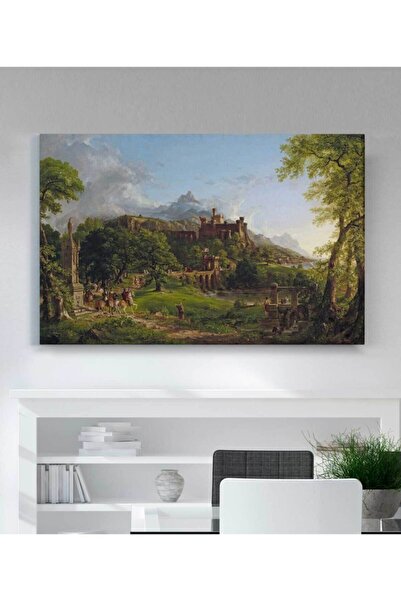 StellaStore Thomas Cole Yola Çıkış Kanvas Tablo