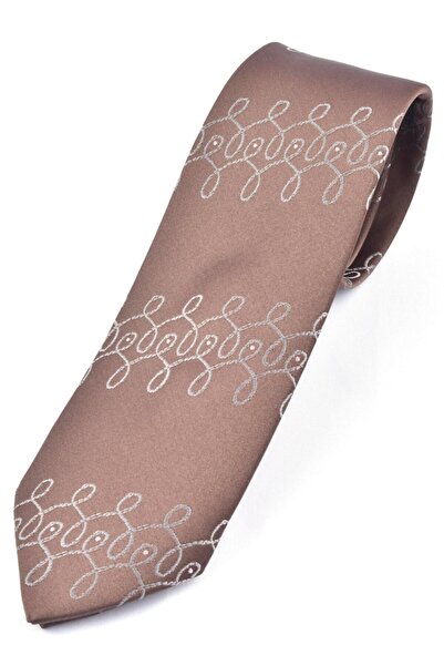 Firstmen 2905 Assortment Patterned Tie / Dark Brown