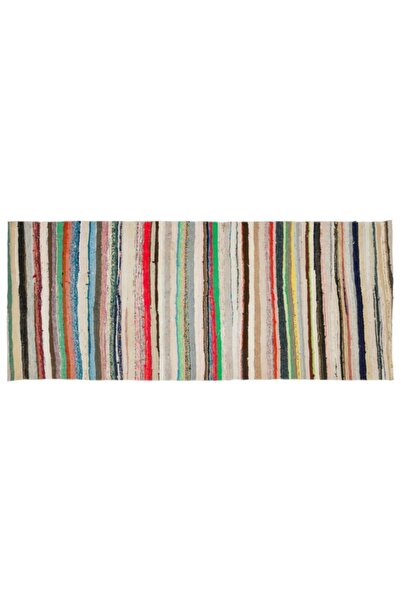 Apex El Dokuması Vintage Çaput Kilim 37226 128 X 316 Cm