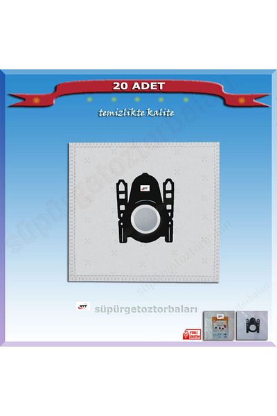 Bosch Pro Silence 20 Pieces Vacuum Cleaner Dust Bag - 200620