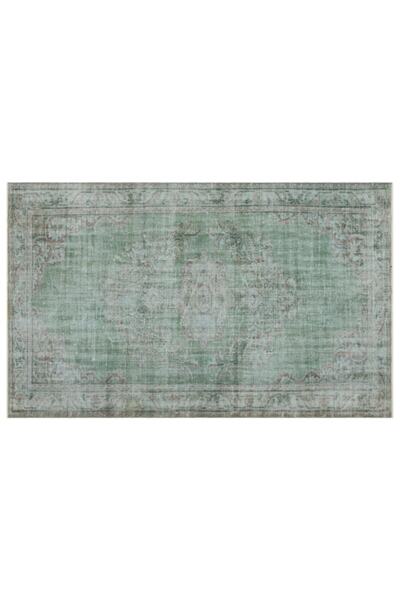 Apex El Dokuması Vintage Yün-pamuk Yeşil Halı 24364 165 X 272 Cm
