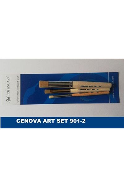 Cenova Art Stencil Brush Set of 3 901/2