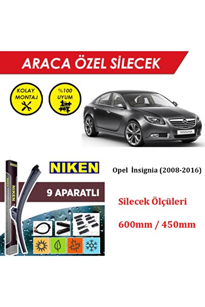 MeyZone Opel Insignia Ön Cam Silecek Takımı (2008-2016)
