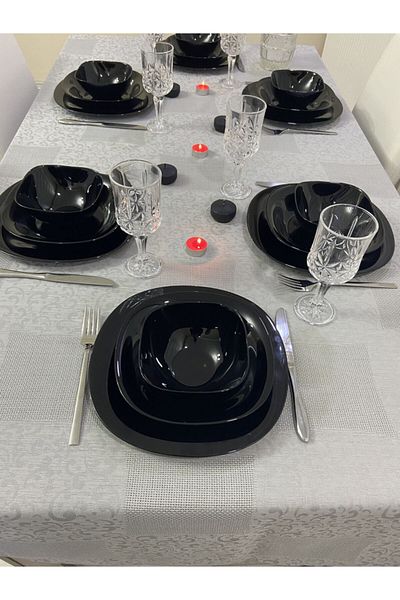 Zeren Home مفرش طاولة غرفة المعيشة منقوش ذاتيًا من Etuval