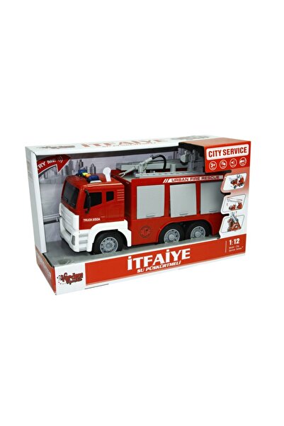Vardem 1:12 Ölçekli Sesli Işıklı Merdivenli Itfaiye Kamyonu