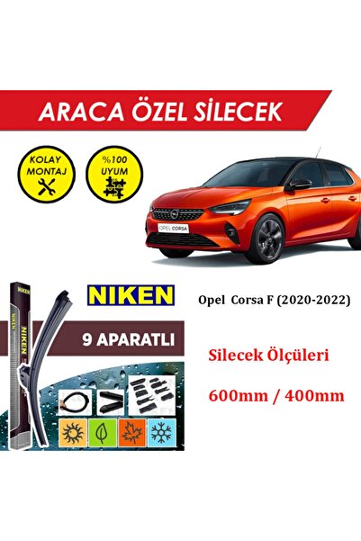 MeyZone Opel Corsa F Ön Cam Silecek Takımı (2020-2022)