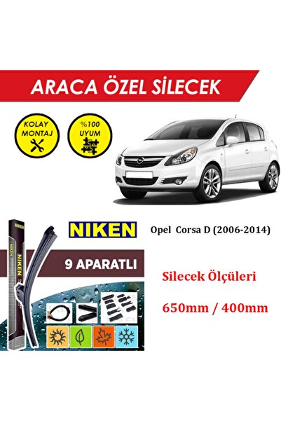 MeyZone Opel Corsa D Ön Cam Silecek Takımı (2006-2014)