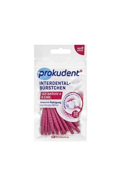 prokudent Dental Interface Brush Iso 0 32 Pieces Diameter: 2mm
