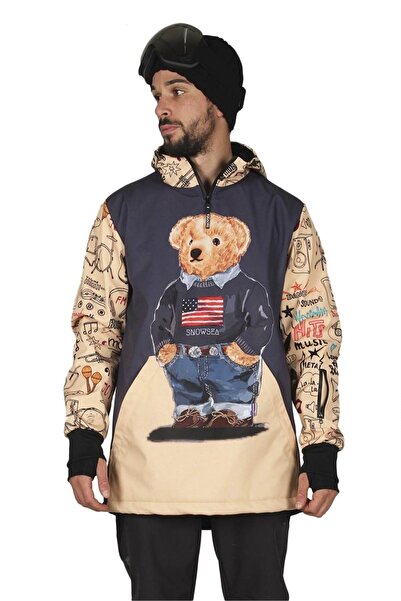 SNOWSEA Tasarım Teddy Erkek Kayak Ve Snowboard Montu