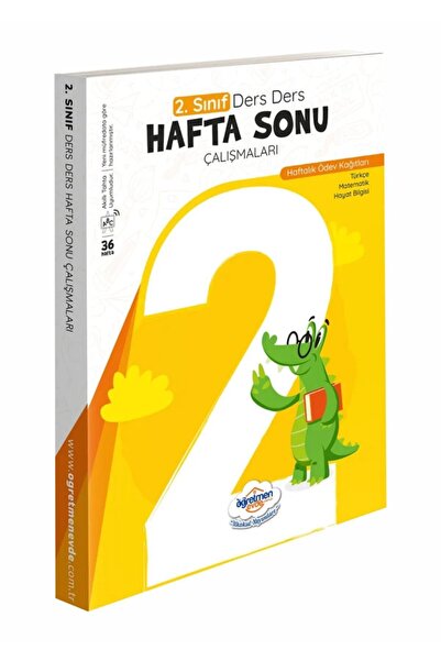öğretmen evde 2. Sınıf Ders Ders Hafta Sonu Çalışma Kitabı