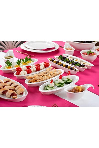 Taç Bianca 25.5 cm Oval Plate