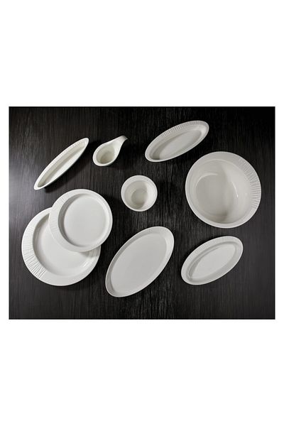 Taç Bianca 24 Cm Oval Plate