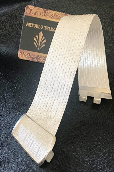 Artuklu Telkari 925 Ayar Gümüş Trabzon Hasırı 13 Sıra El Işi Kadın Bileklik