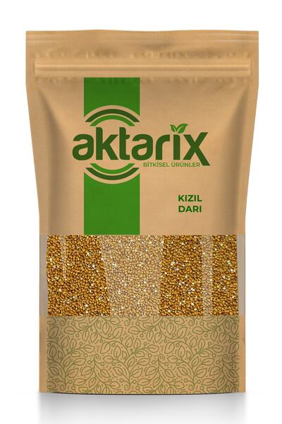 aktarix 3 Kg Kızıl / Kırmızı Darı Muhabbet Kuşu Yemi Sade Tozsuz
