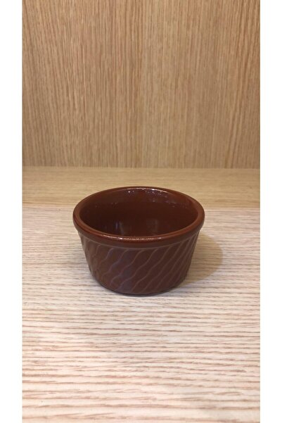 Güral Porselen Toprak Sufle Güveç Fırın Kabı - Sosluk Çap: 8,5 Cm Yükseklik: ...