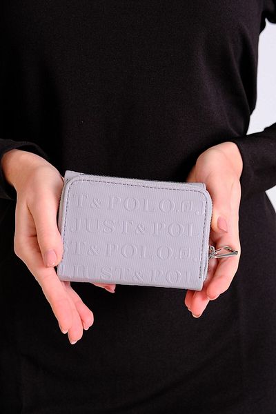 Just Polo Women's Magnet Cover Zippered Mini Wallet Mds1002