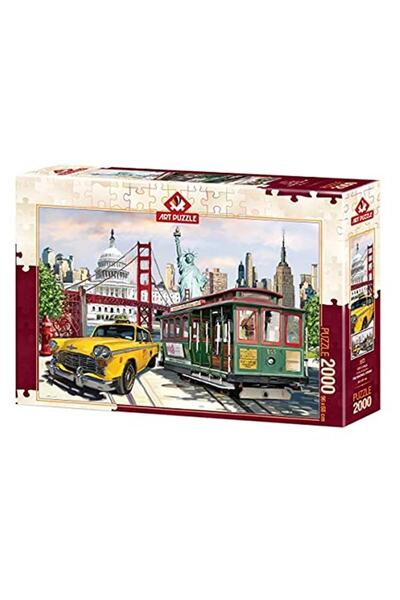 Art Puzzle 5473 Art Puzzle Kolaj Amerika 2000 parça Puzzle / +15 yaş