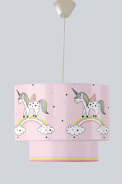 Bebaks Unicorn Double Layer Baby and Child Chandelier