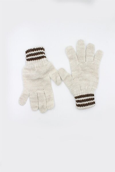 eleven market Gri Kız Çocuk Eldiven 3-8 Yaş