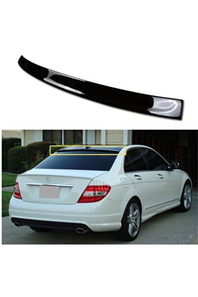 Carmind Mercedes C Serisi W204 Cam Üstü Piano Black Spoiler