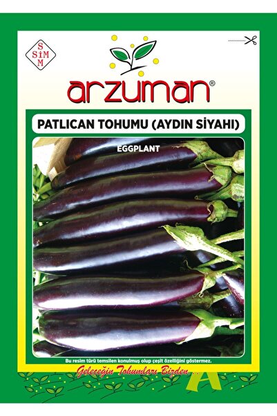 Arzuman Aydın Siyahı Patlıcan Tohumu 10 Gram