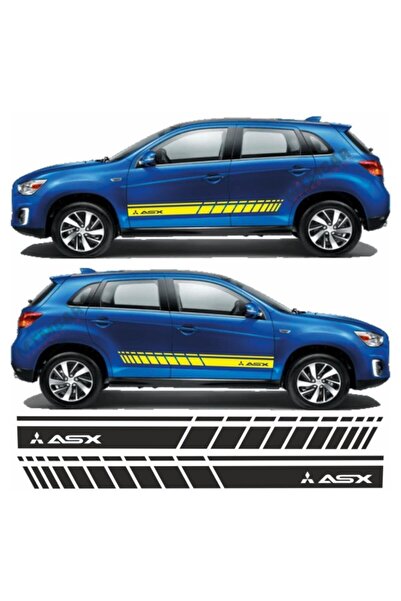 Carmind ملصق سيارة بشريط جانبي من ميتسوبيشي Asx